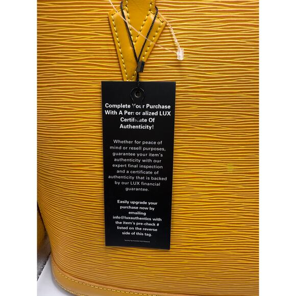 Louis Vuitton Lussac Shoulder Bag in in Yellow Epi Leather - Picture 3 of 9